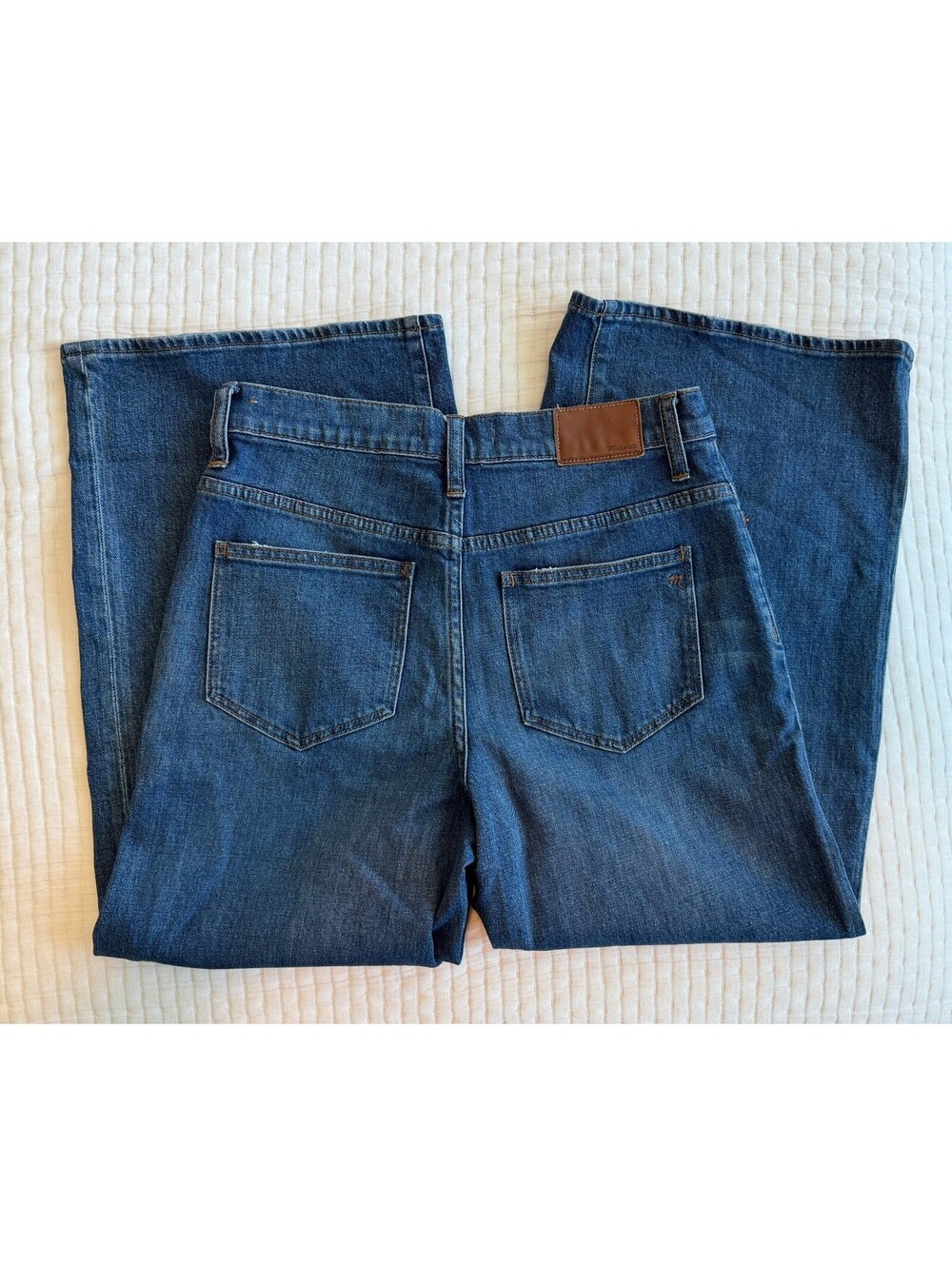 Madewell The Wide-Leg Crop Jeans High Rise Size 27 - Picture 5 of 6
